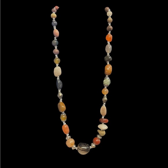 Agete and jasper graduated stone necklace NEW WITH TAGS - Picture 1 of 10